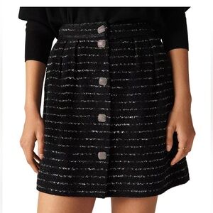 ba&sh Livia Tweed Skirt Sz S